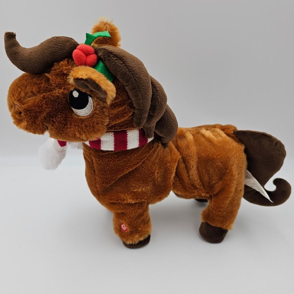 Gemmy Animated Plush Horse Christmas Toy Sing Dancing Take Me Home Country Road